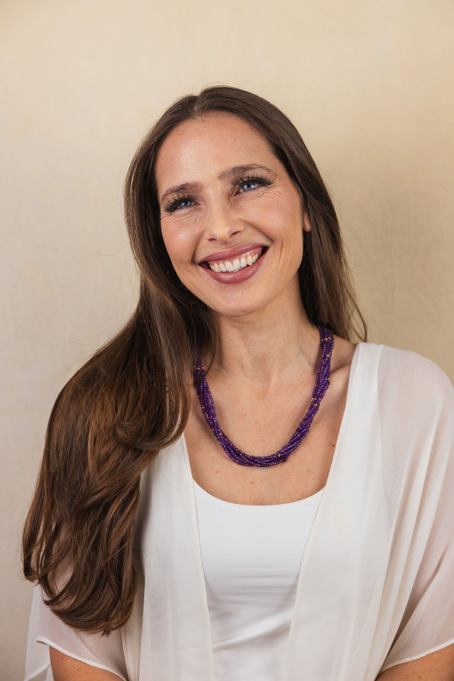 Amethyst Six Strand Necklace