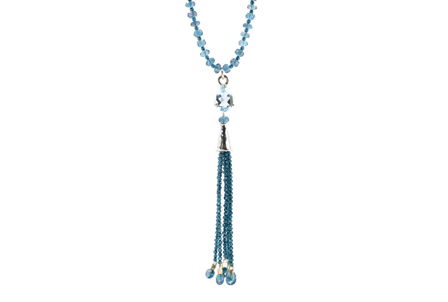 Sagestone- London Blue Topaz Mala