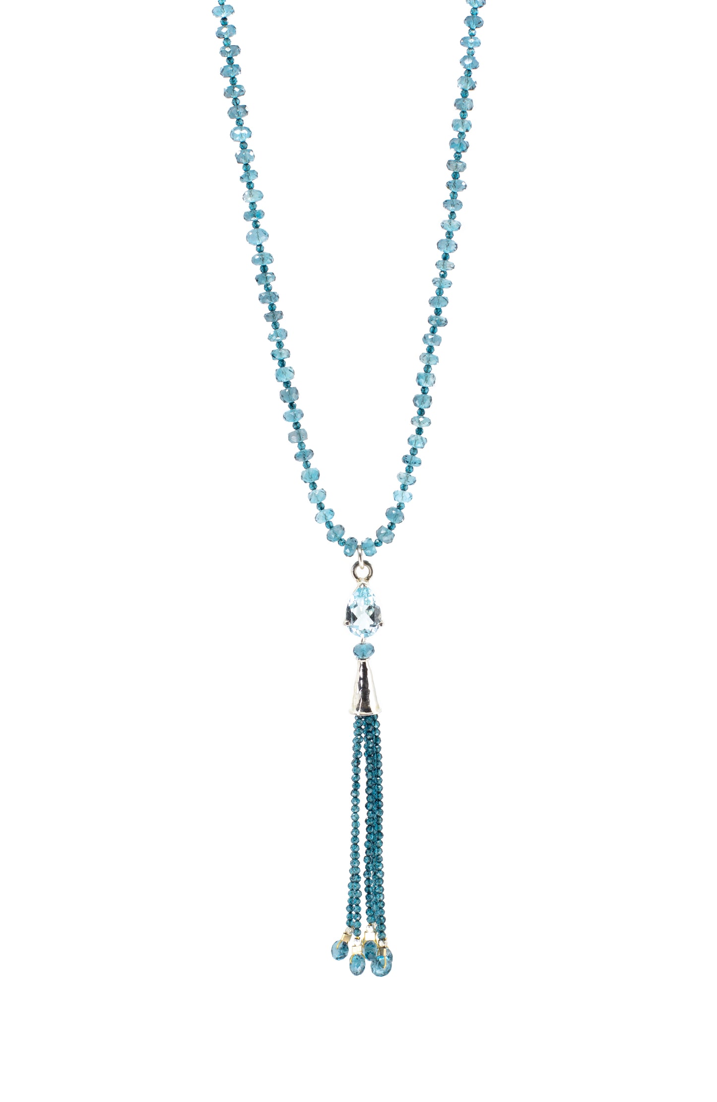 Sagestone- London Blue Topaz Mala